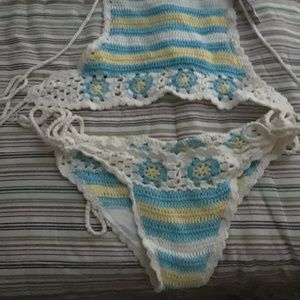 Crocheted bikini